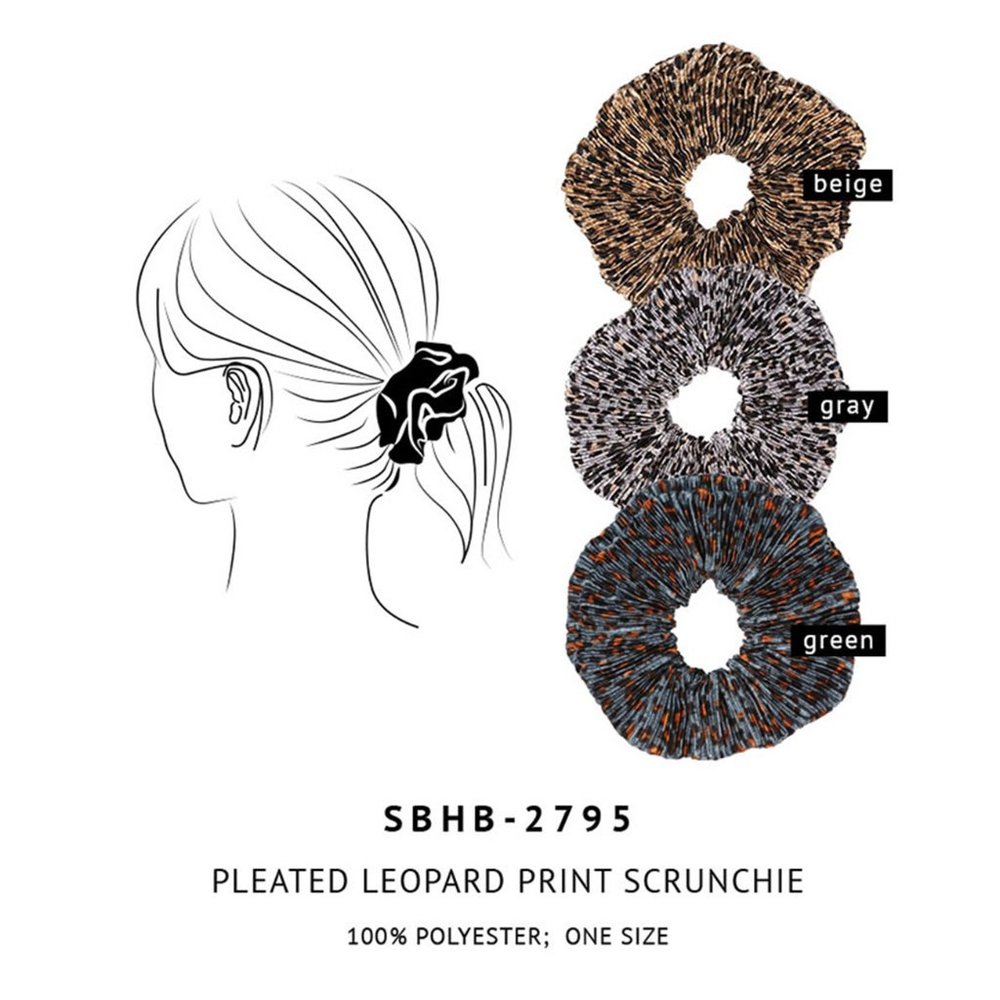 Leopard Print Scrunchie - Picture 2 of 2